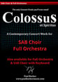 Colossus SAB choral sheet music cover